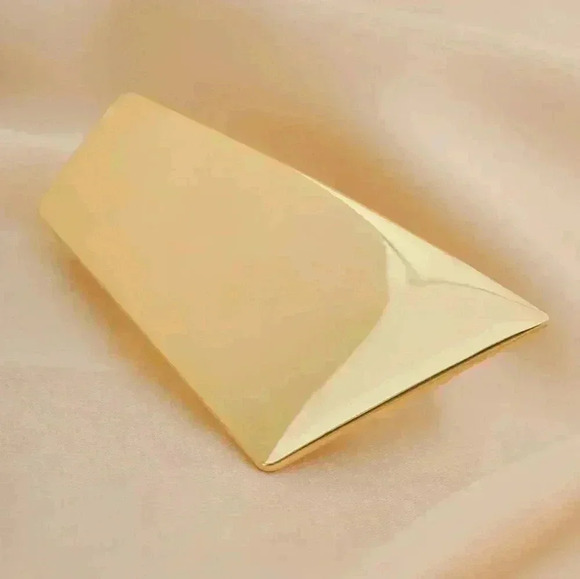 NEW Zara Geometric Chunky Gold Double Finger Ring NWOT - Picture 14 of 16